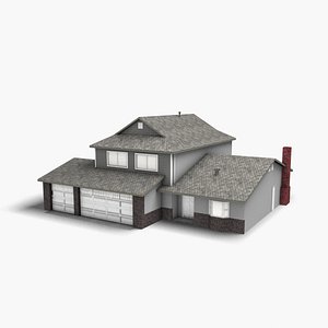 3D Residential001 model