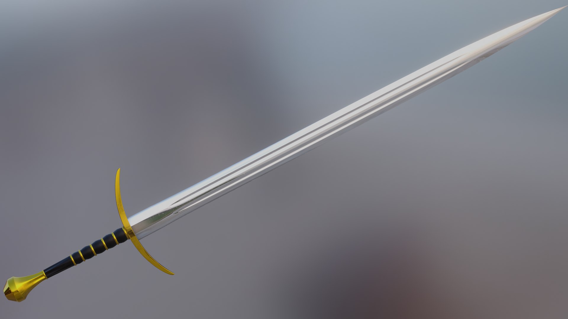 Sword bastard 3D model TurboSquid 1669456