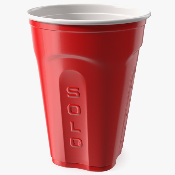 Solo Squared Plastic Bowl Red 3D Model $19 - .3ds .blend .c4d .fbx