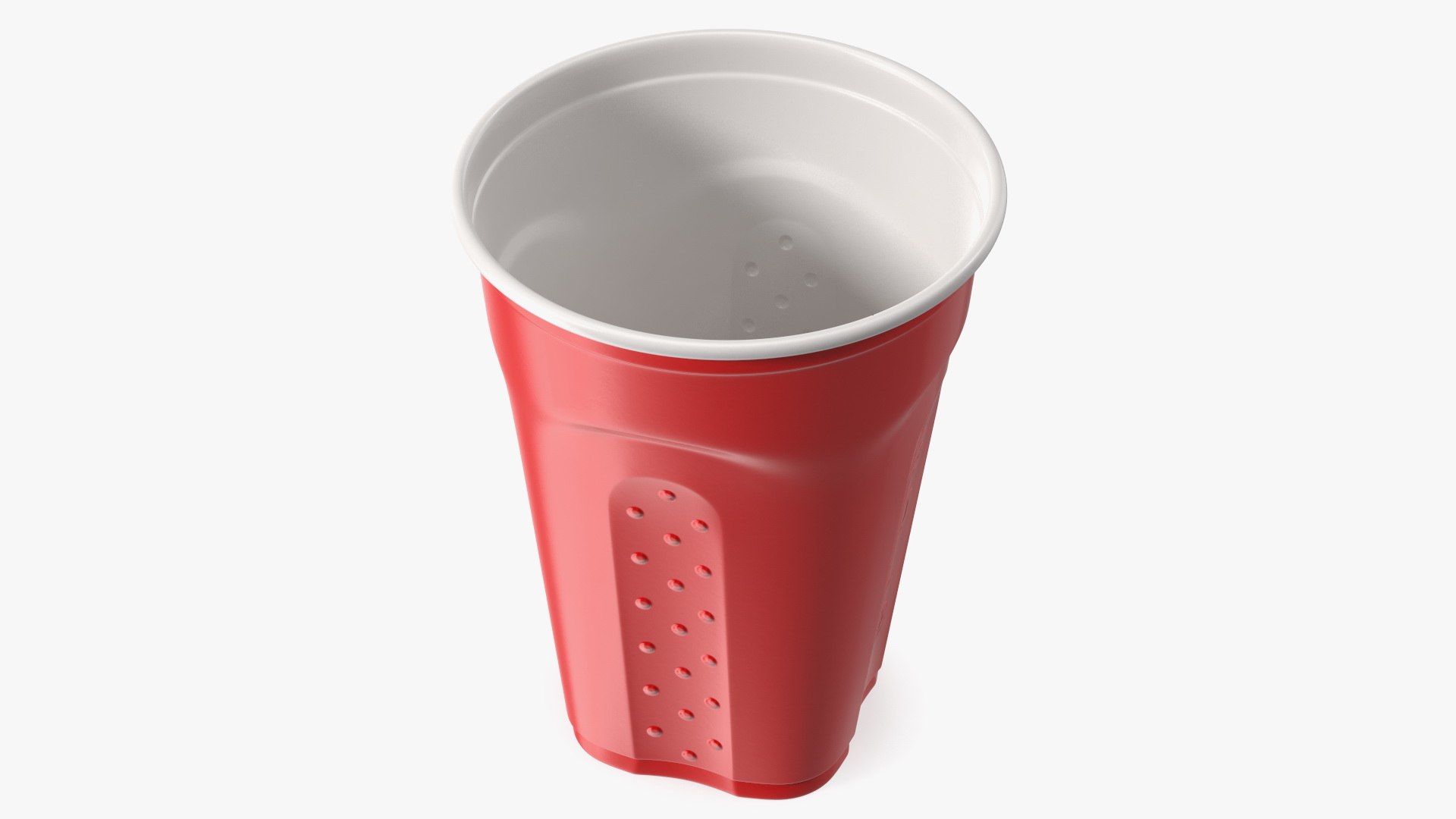 Solo Squared Plastic Bowl Red 3D Model $19 - .3ds .blend .c4d .fbx