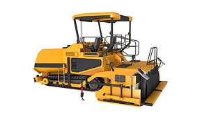 Asphalt Paver 3D model