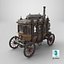 Steampunk Carriage Vehicle
