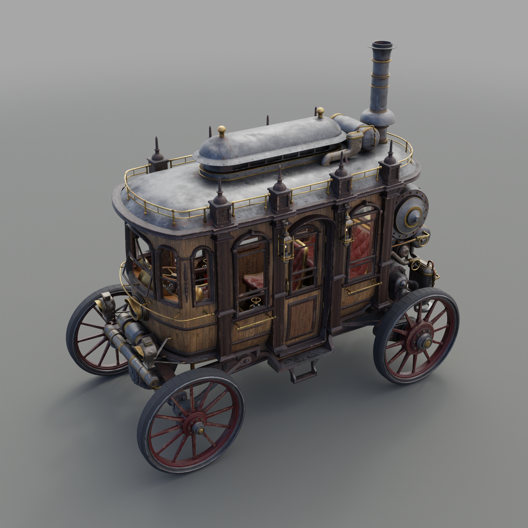 Steampunk Carriage Vehicle 3D model https://p.turbosquid.com/ts-thumb/po/Kx2F1O/SW/stpkveh3/png/1744073122/1920x1080/turn_fit_q99/f7ffb67c3d09973dbbd934968c5ef1359b524621/stpkveh3-1.jpg