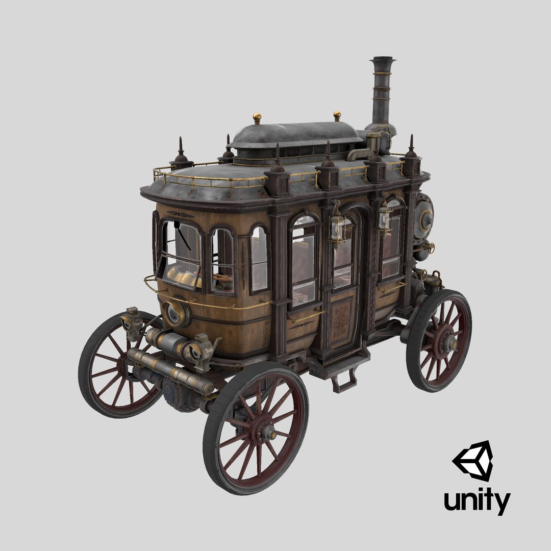 Steampunk Carriage Vehicle 3D model https://p.turbosquid.com/ts-thumb/po/Kx2F1O/tY/stemcell_unity_render/png/1745584520/1920x1080/fit_q87/e6bbfd2f973ad677a92092046235ccdb472f2286/stemcell_unity_render.jpg