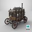 Steampunk Carriage Vehicle