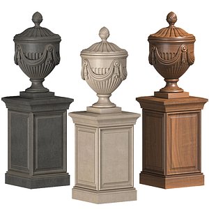 Classic outdoor Vase 3D model