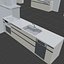 Colección de modelos 3D de electrodomésticos de cocina para visualización arquitectónica.