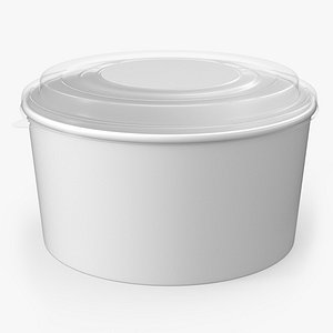 Food Container 02v PBR model