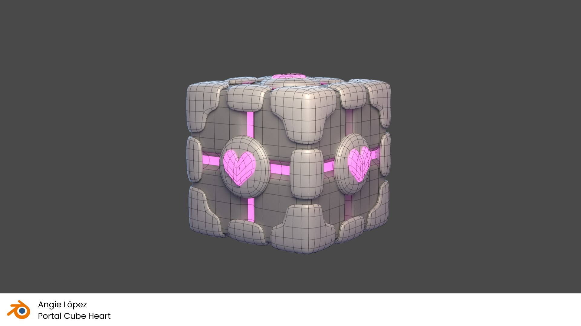 PortalHeartCube 3D Model - TurboSquid 2247188