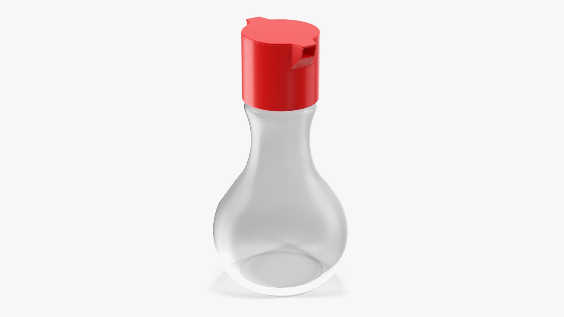 Elegant Dispenser for Sauce Empty 3D model preview