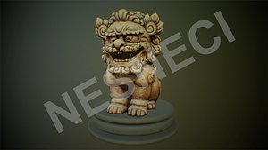 Foo Dog - Guardian Lion HighRes Textures