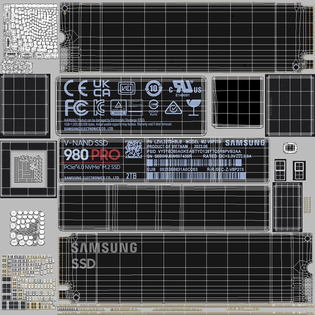M2 NVMe SSD Samsung 980 Pro 2 TB 3D model https://p.turbosquid.com/ts-thumb/po/afUbAq/wp/m2nvmessdsamsung980pro2tb3dmodel019/jpg/1698541418/1920x1080/fit_q87/72e137247ff5ac68fc4021202021d9cb1b0c0c95/m2nvmessdsamsung980pro2tb3dmodel019.jpg