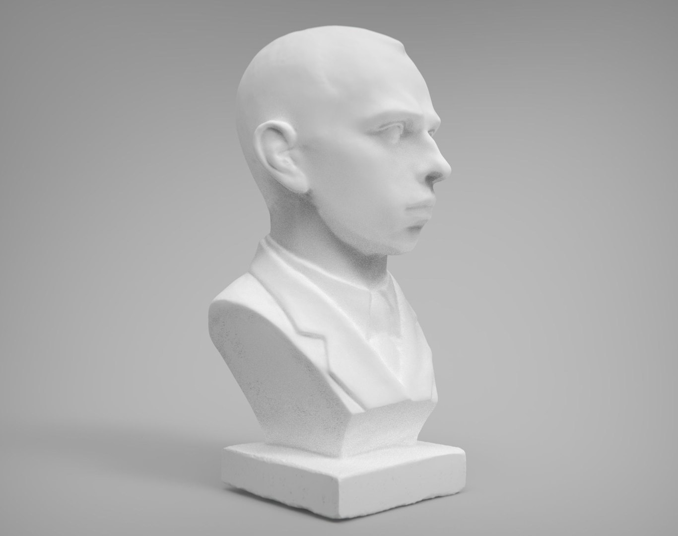 3D Model Sculpture Of Stepan Andriyovych Bandera - TurboSquid 1913883