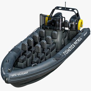 RHIB Patrol Inflatable Boat Ribcraft 7 PBR