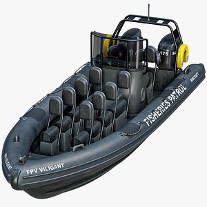 RHIB Patrol Inflatable Boat Ribcraft 7 PBR