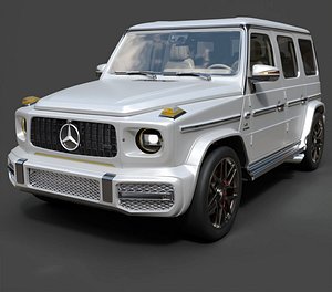 3D Mercedes-Benz G63 AMG G-Wagon - Hyper-Detailed Cinematic 3D Asset