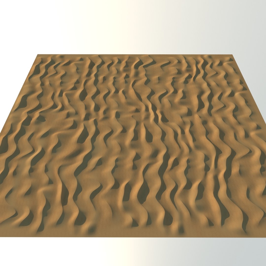3d Model Desert Sand