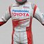 3d racing driver toyota model