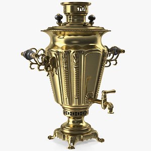 Russian Antique Brass Samovar