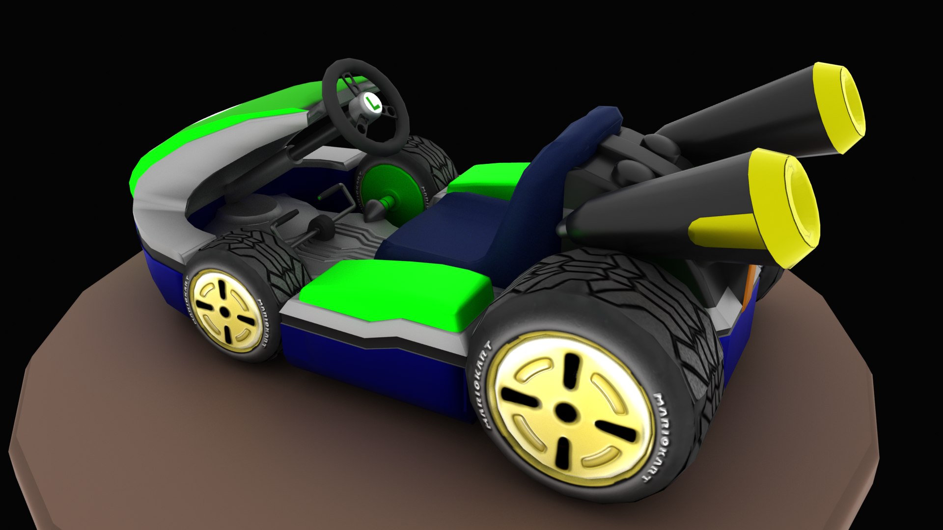 LUIGI KART  good 3D model https://p.turbosquid.com/ts-thumb/po/wcEuZa/WX/luigikartgood_1.0005/png/1678996275/1920x1080/fit_q87/d0339e6bd167000ead9d7dedf2ef48fc5aa94ccc/luigikartgood_1.0005.jpg