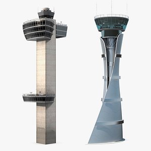 Airport Air Traffic Control Towers Collection