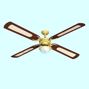 fan ceilingfan 3d lwo