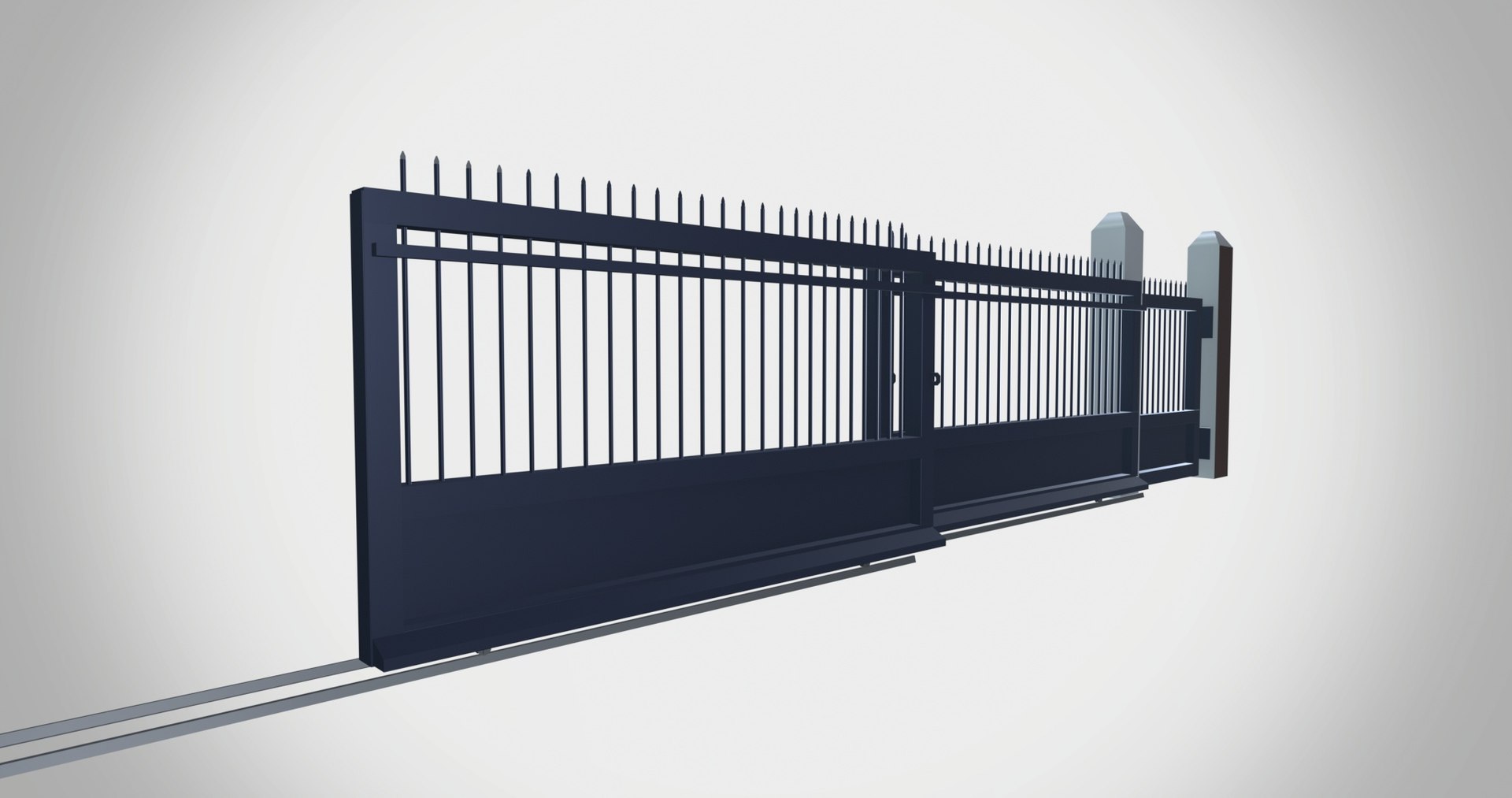 Industrial Gate Model - TurboSquid 2265809