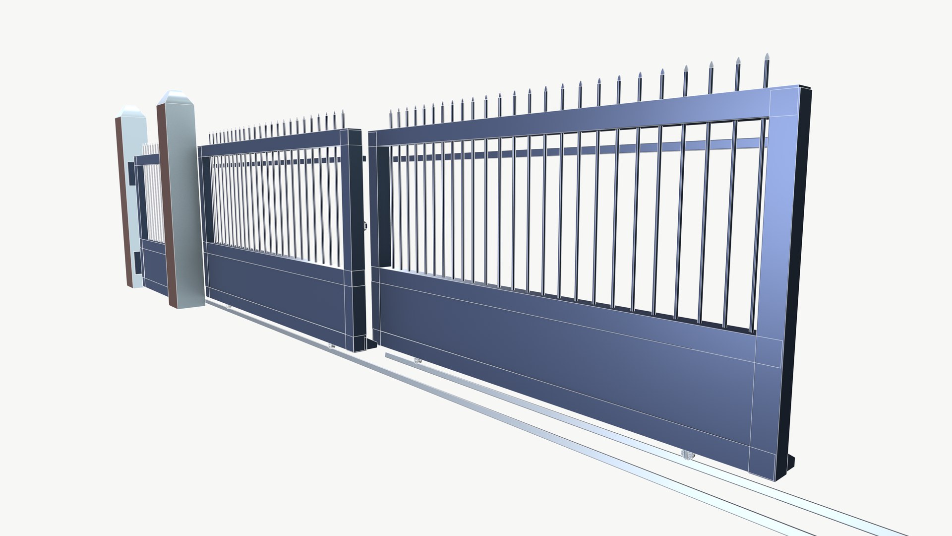 Industrial Gate Model - TurboSquid 2265809