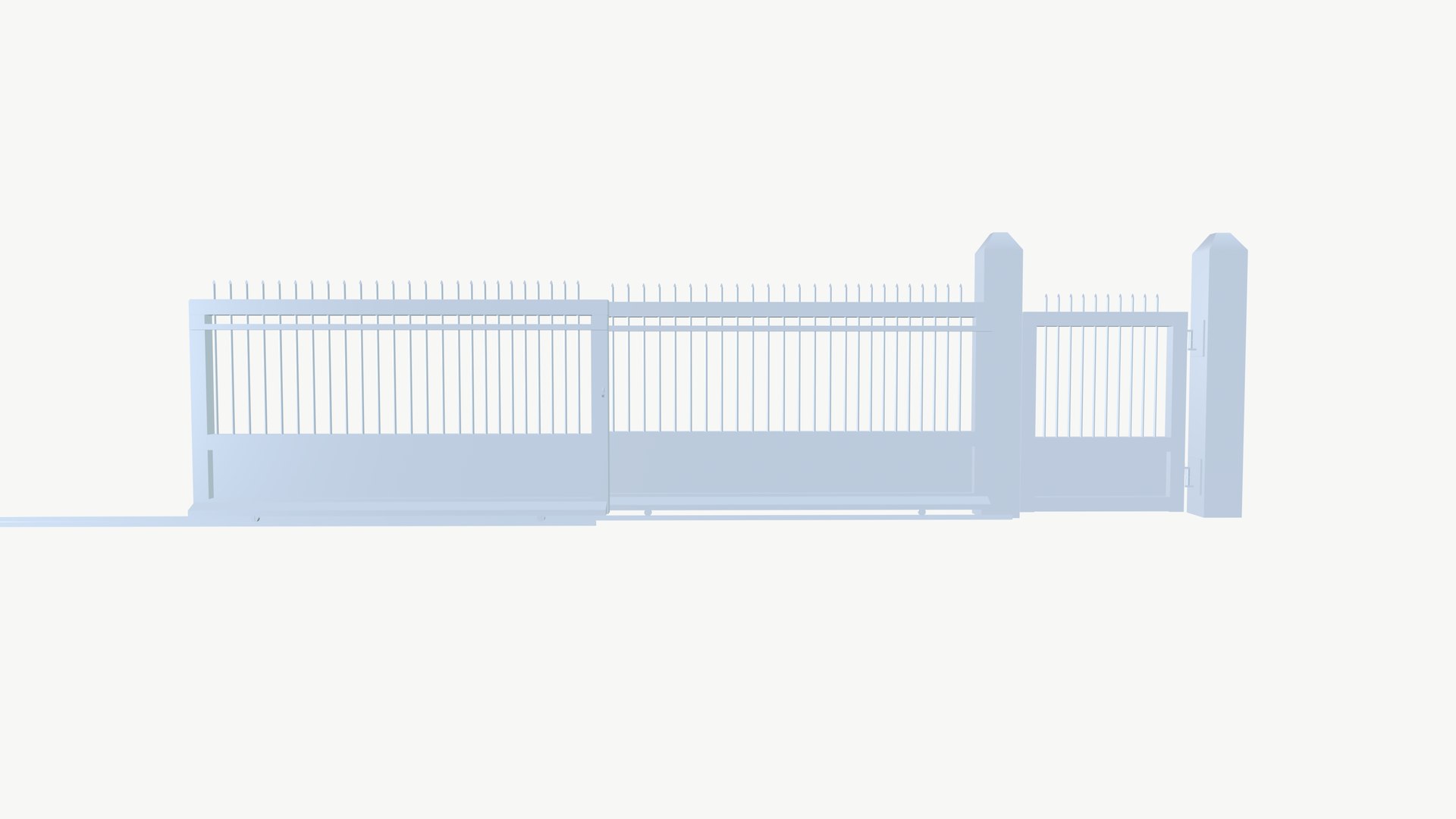 Industrial Gate Model - TurboSquid 2265809