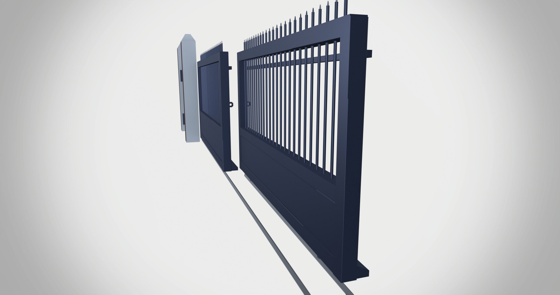 Industrial Gate Model - TurboSquid 2265809
