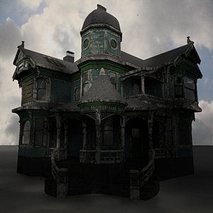 3d model haunted house