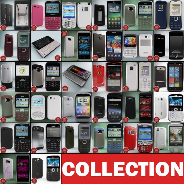 Collection Flip Phone 3D Models for Download | TurboSquid
