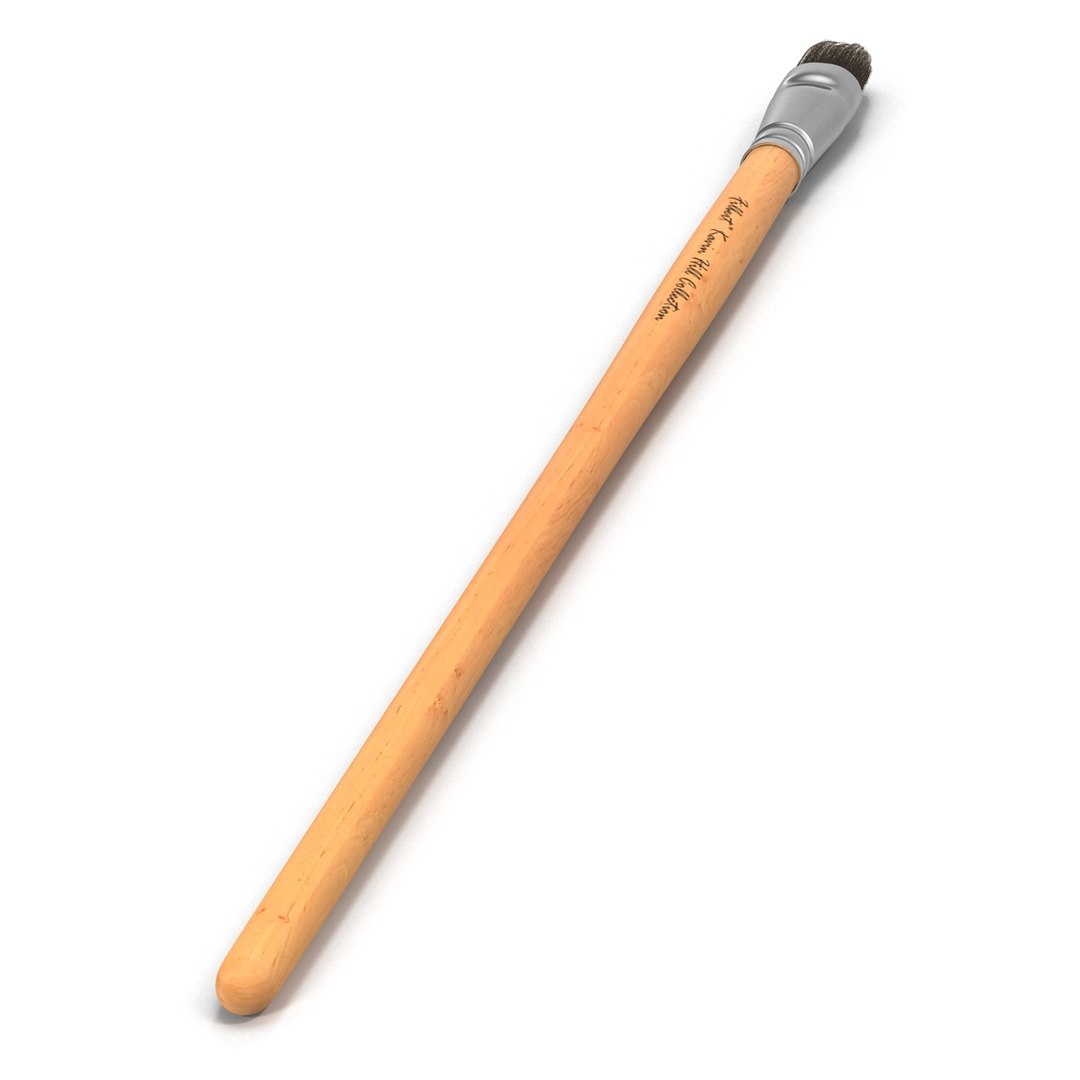 3d paint brush filbert fur hair https://p.turbosquid.com/ts-thumb/pp/7KxkS9/NFO0uybn/3dmodelofpaintbrushfilbertwithfur10/jpg/1444238011/1920x1080/fit_q87/2c73320509eab5c6713bf4961bfbd9e7a6a6343d/3dmodelofpaintbrushfilbertwithfur10.jpg