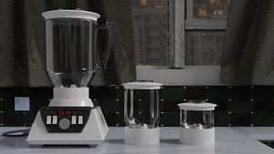 A Blender with two extra cups