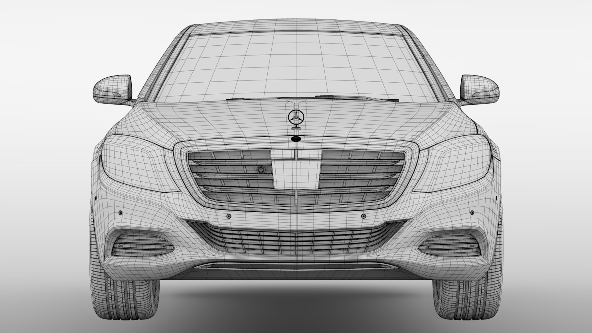 Mercedes Maybach Pullman Guard 3d Model