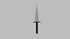 Low Poly Knife 6