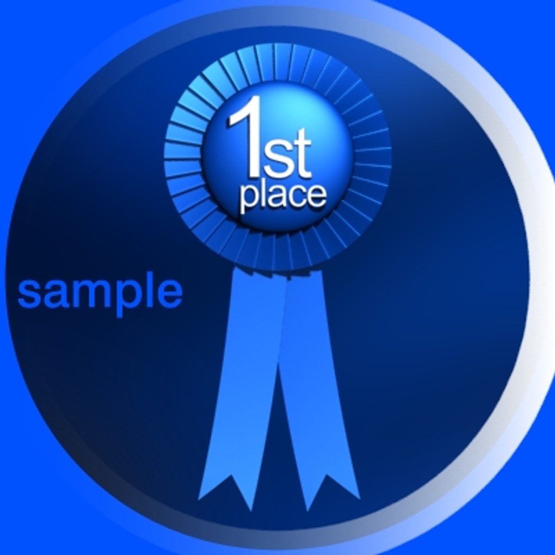 Blue Ribbon 3d Model