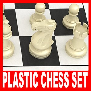 maya plastic chess pieces set