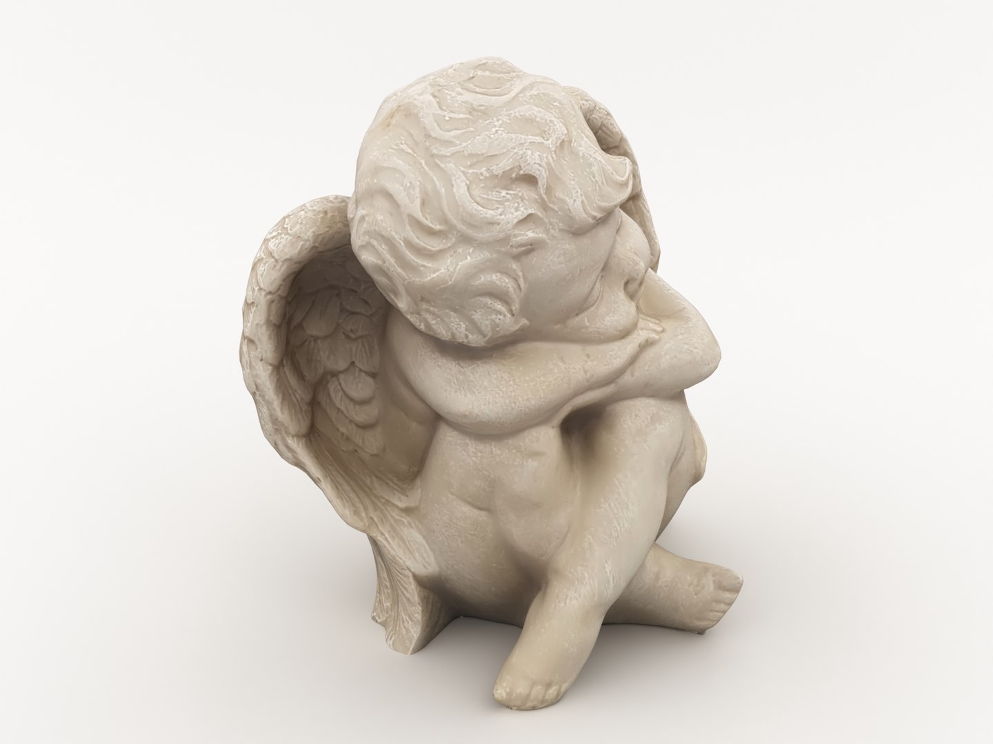 3D Scan Angel Statue - TurboSquid 1439605