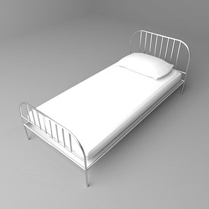 camp bed 3D model