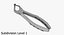 3D extracting forcep