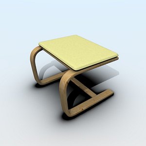 chair ottoman obj
