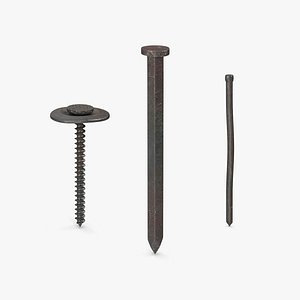 Old Industrial Nails Collection 5 model