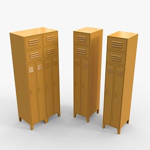 PBR School Gym Locker 10 - Yellow