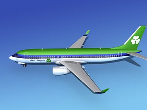 3d model boeing 737-800 737