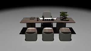 3D tea table