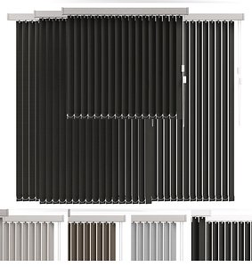 3d vertical blind 4 model