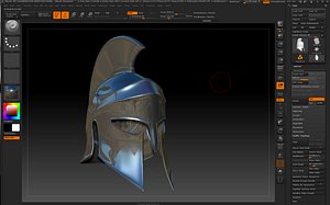 greek helmet-3d print model