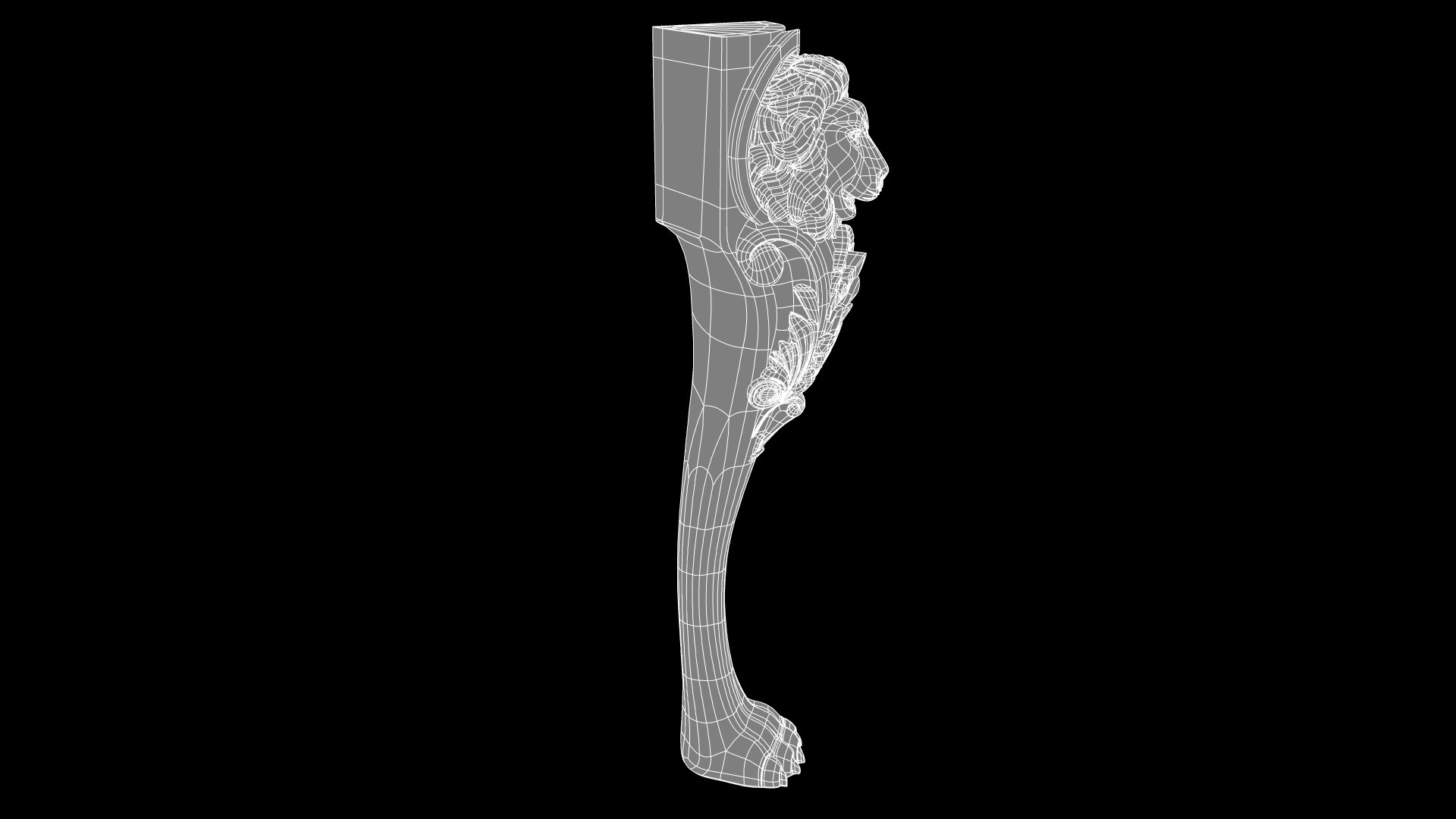 3D leg x4 lion - TurboSquid 1449564