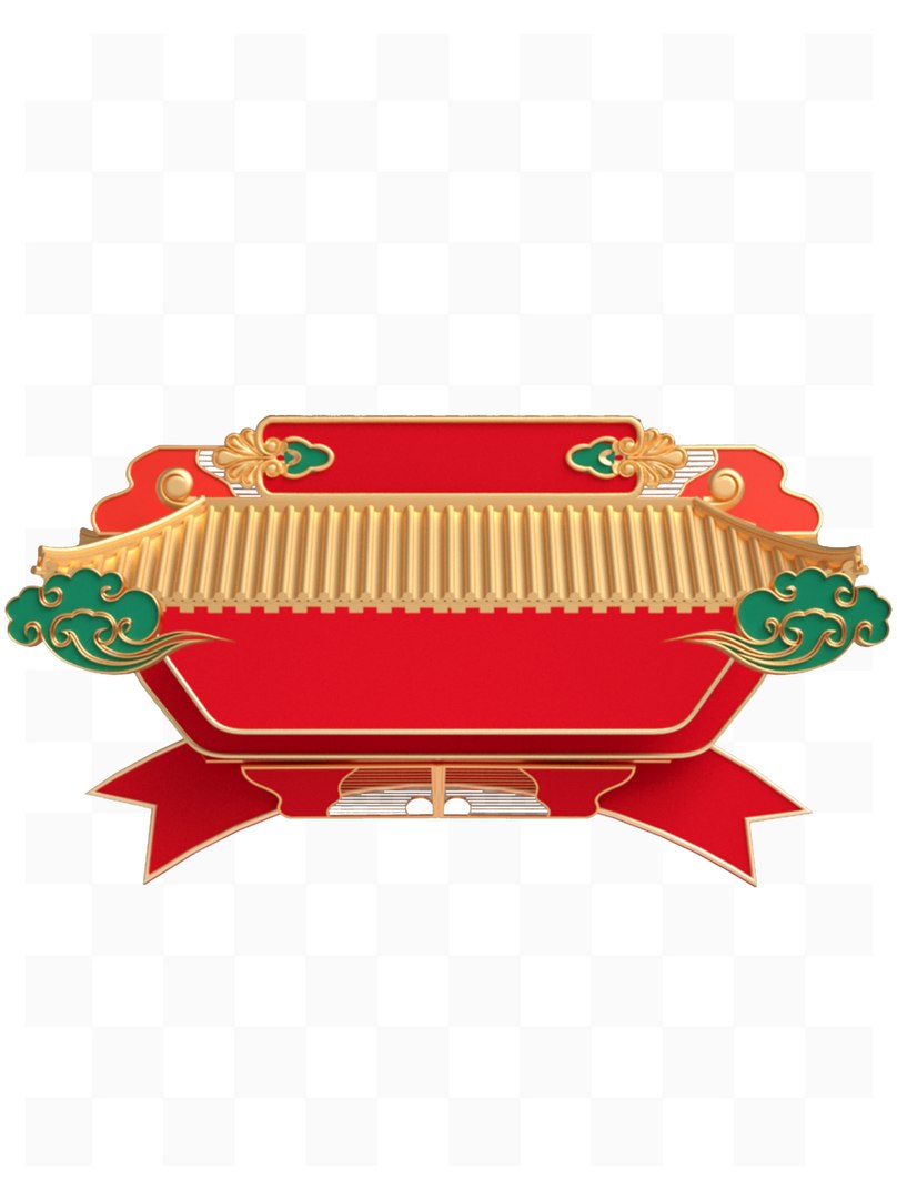 Door Head Frame National Tide 3D Model TurboSquid 2044572